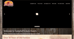 Desktop Screenshot of campbellsauto.com
