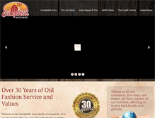 Tablet Screenshot of campbellsauto.com